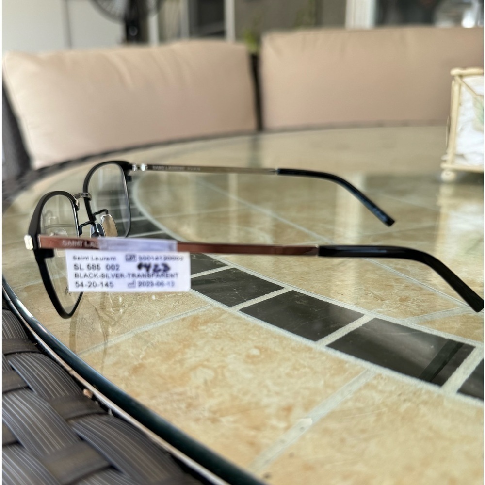 Saint Laurent SL 585 Asian Fit 002 New eye glasses no original case new with tag - Picture 2 of 6